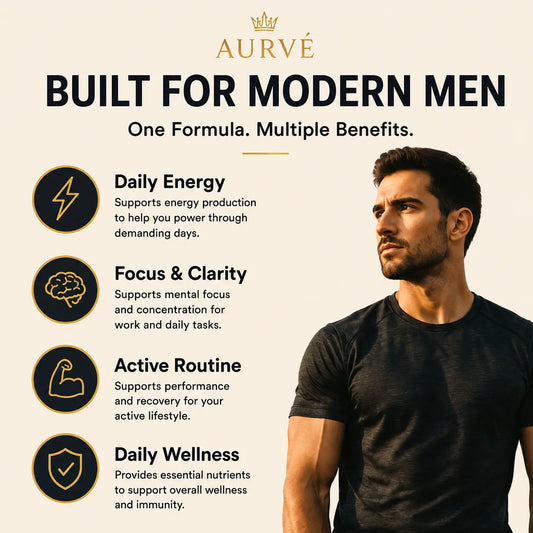 Aurvé Advanced Men's Complex 24-in-1 Supplement